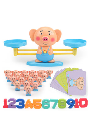 Balance Math Game With Pet Figurines