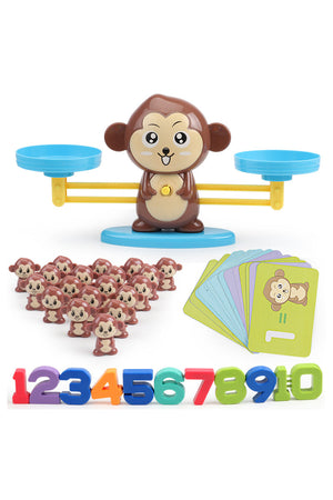 Balance Math Game With Pet Figurines