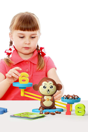 Balance Math Game With Pet Figurines