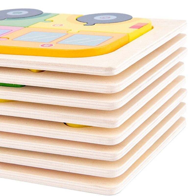 Montessori 3D Animal Shaped Puzzle (Set of 3) (view 9)