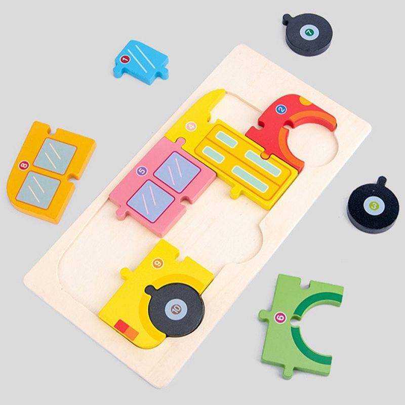 Montessori 3D Animal Shaped Puzzle (Set of 3) – gift idea for kids and grandchildren