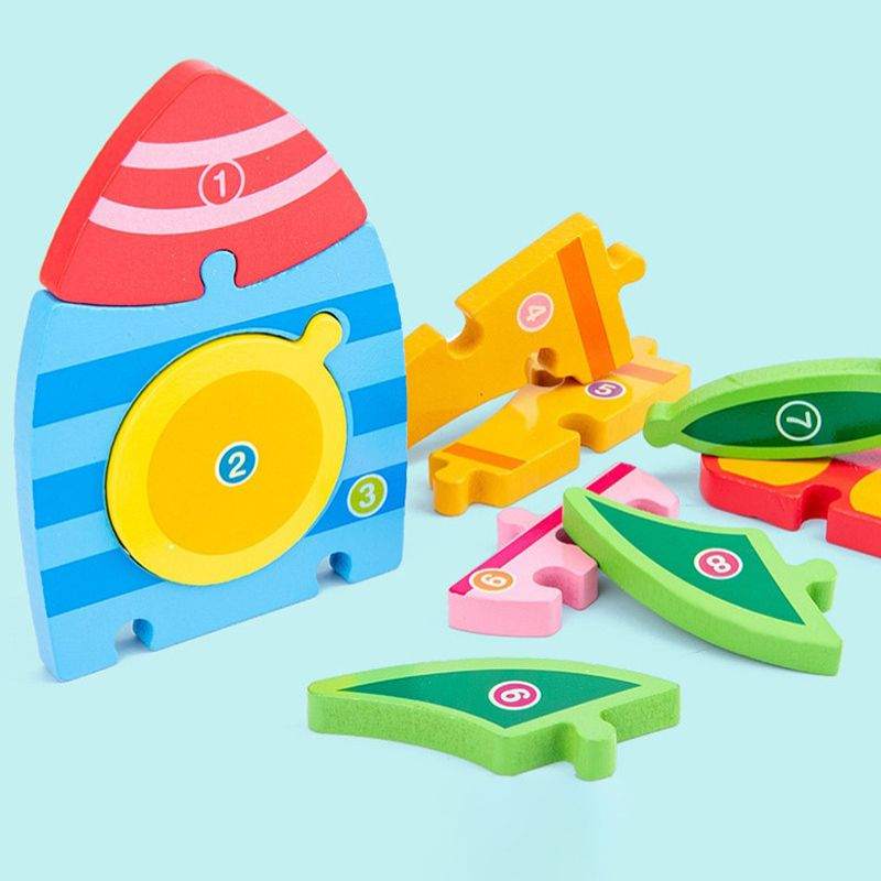 Montessori 3D Animal Shaped Puzzle (Set of 3) (view 8)