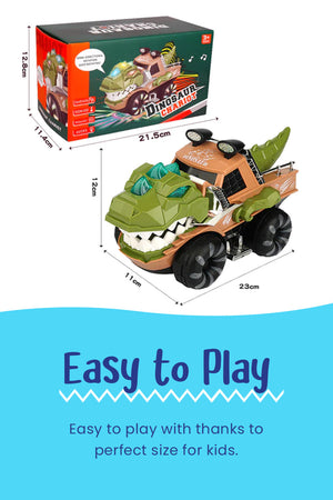 Interactive LED Dinosaur Chariot Toy