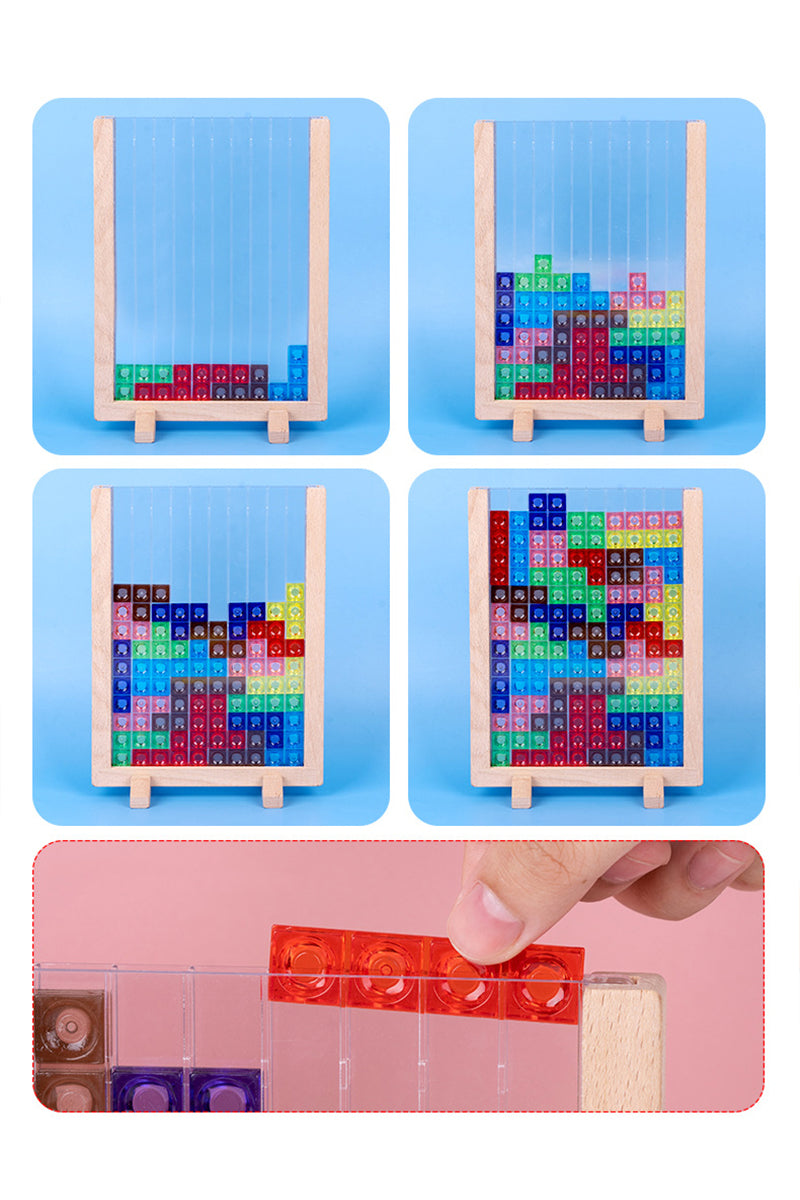 Geometric Shape Cognitive Tetris Puzzle Game