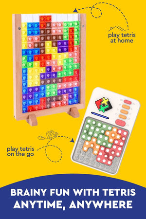 Geometric Shape Cognitive Tetris Puzzle Game