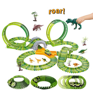 Dinosaur Adventure Roller Coaster Set