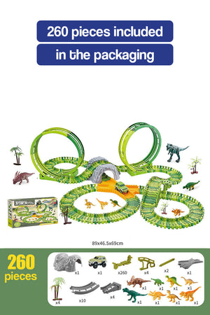 Dinosaur Adventure Roller Coaster Set