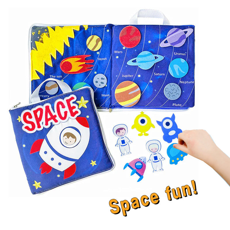 Space Puzzle Quiet Book