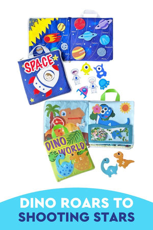 Space Puzzle Quiet Book