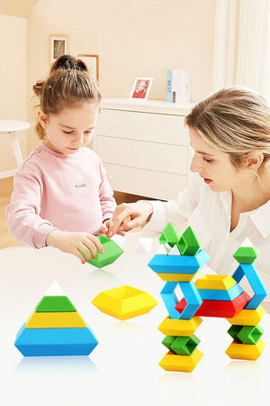 Pyramid Stack Building Blocks