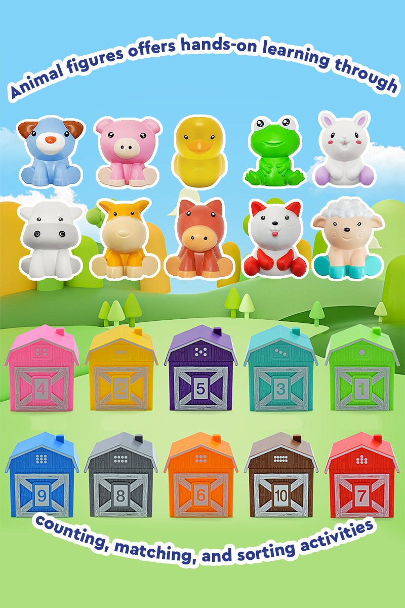 Montessori Farm Animals Counting & Sorting Set