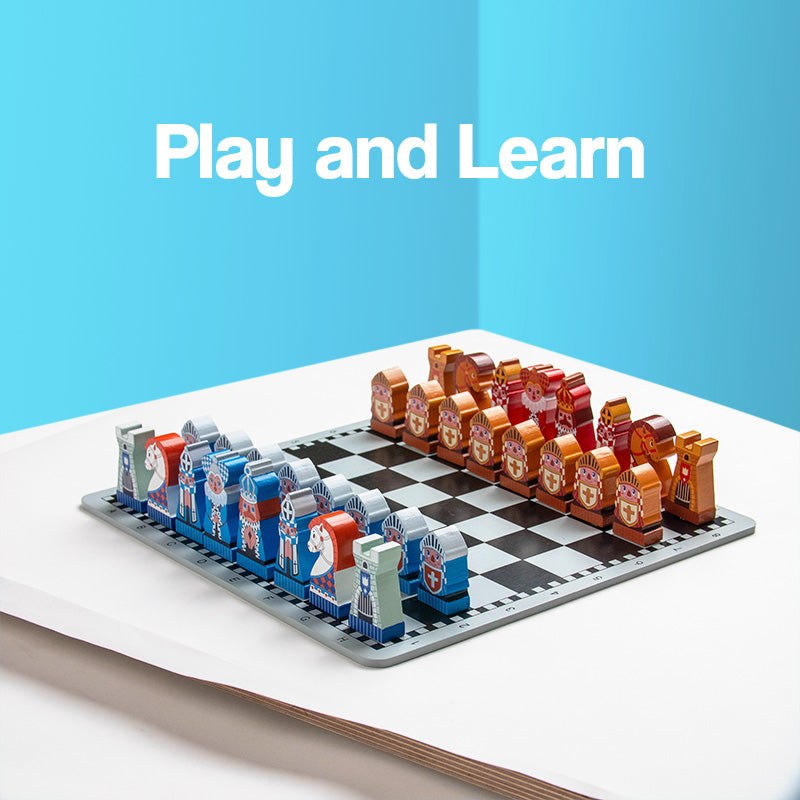 Checkmate Kingdom Educational Chess Set for Kids – for kids ages 4+
