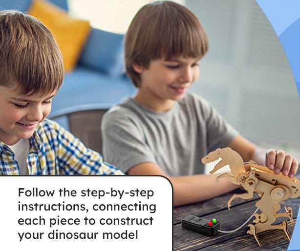 Wooden Dinosaur Assembly STEM Kit – educational toy