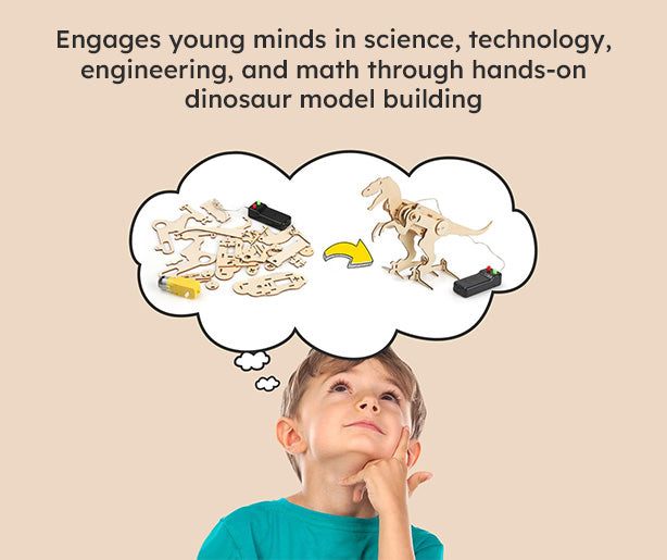 Wooden Dinosaur Assembly STEM Kit (view 7)