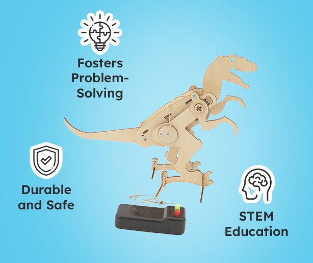 Wooden Dinosaur Assembly STEM Kit (view 9)