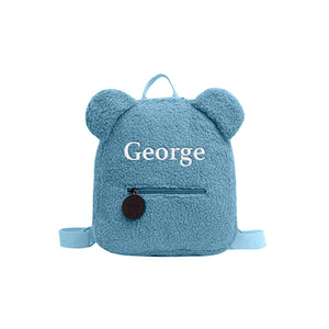 Teddy Buddy Custom Name Backpack