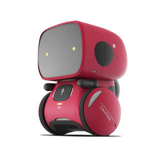 Robby the Robot interactive educational toy for kids with voice recognition and STEM games