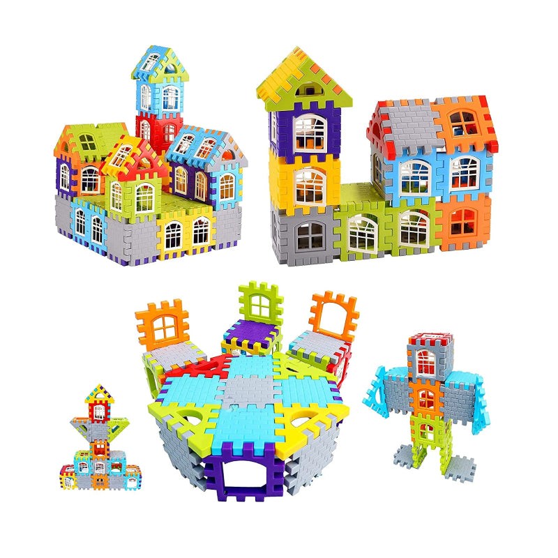 Vibrant 3D Puzzle Building Blocks – for kids ages 3+