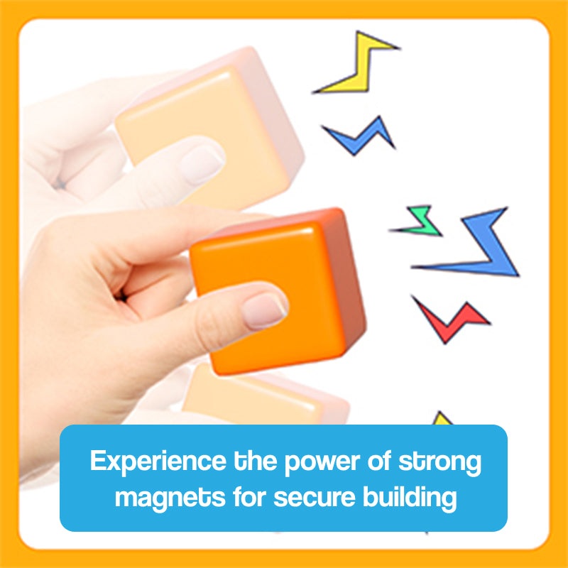 Colorful Magnetic STEM Building Blocks – gift idea for kids and grandchildren