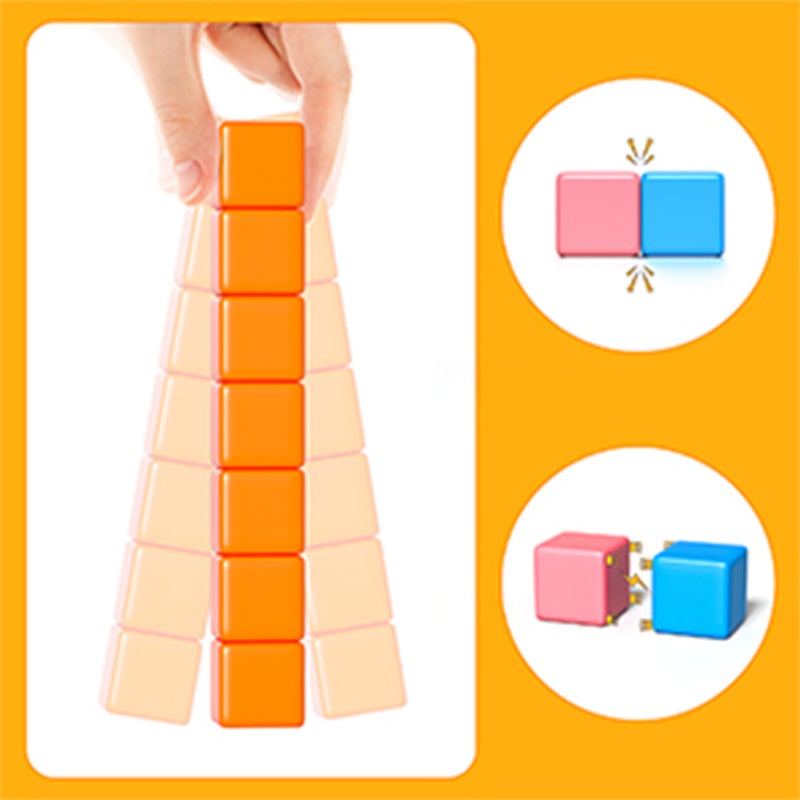 Colorful Magnetic STEM Building Blocks (view 7)