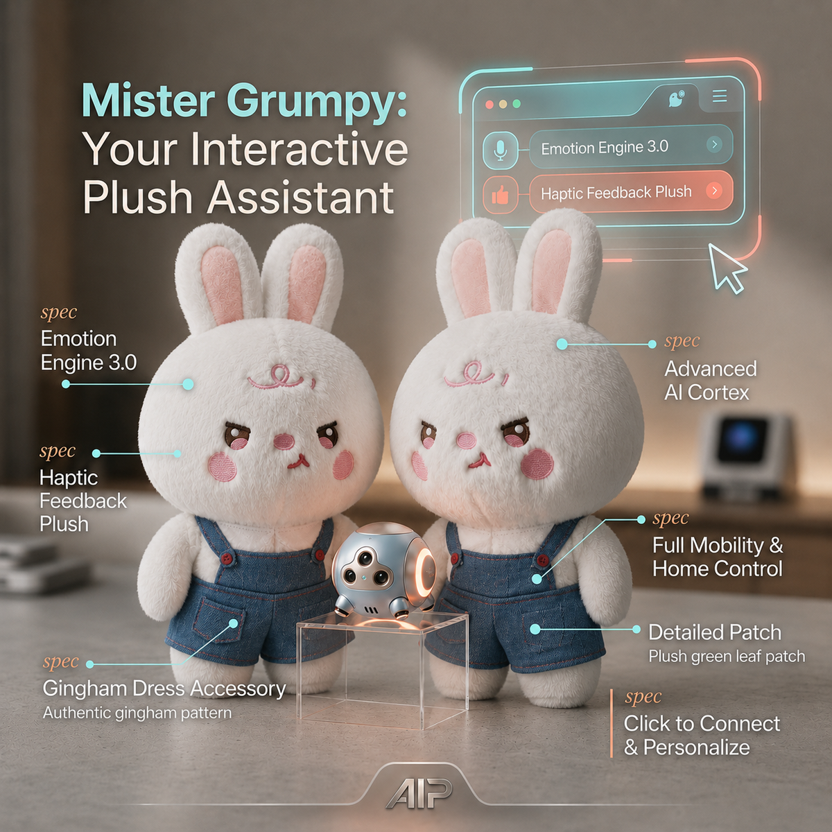 ChatGPT Powered - My Little Robo Bunny – educational toy