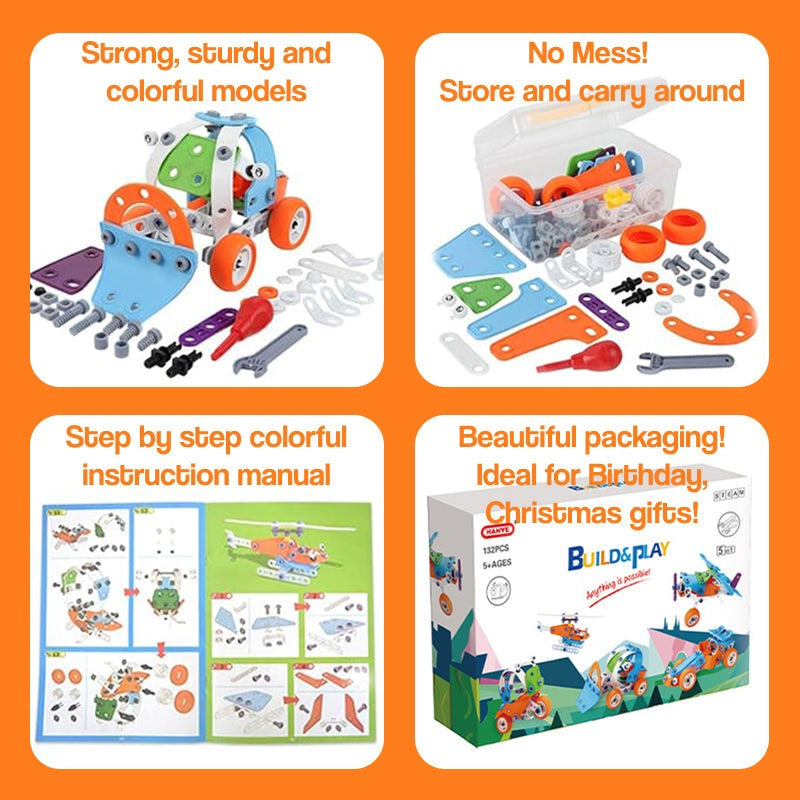 STEM Engineering Construction Building Set – educational toy