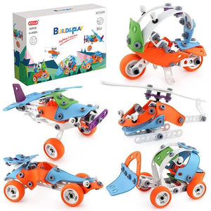 STEM Engineering Construction Building Set – gift idea for kids and grandchildren