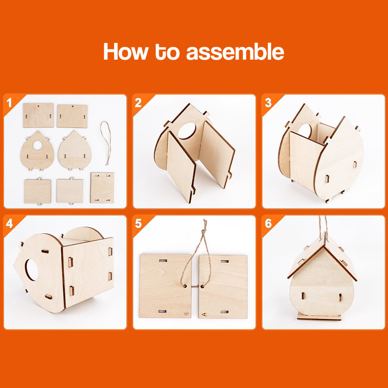 DIY Bird House (1+1 FREE)