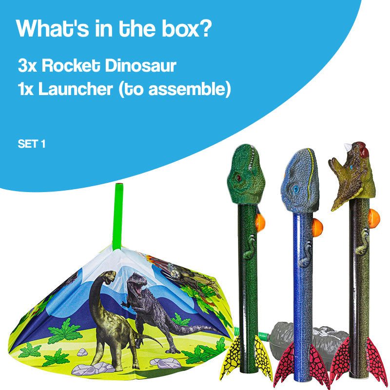 Soaring Dino Rocket Launcher – for kids ages 3+