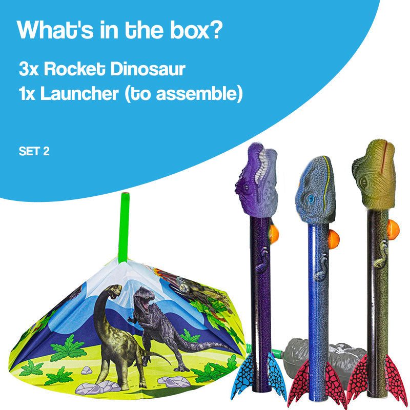 Soaring Dino Rocket Launcher – outdoor toy