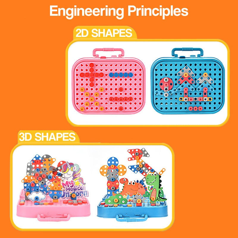 Real Drill N’ Build Toy Maker – DIY craft activity