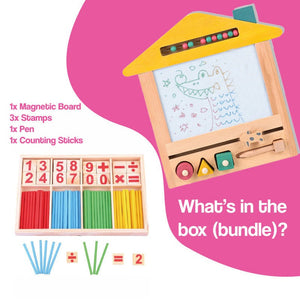 Eco-Wooden Magnetic Drawing Board (view 13)