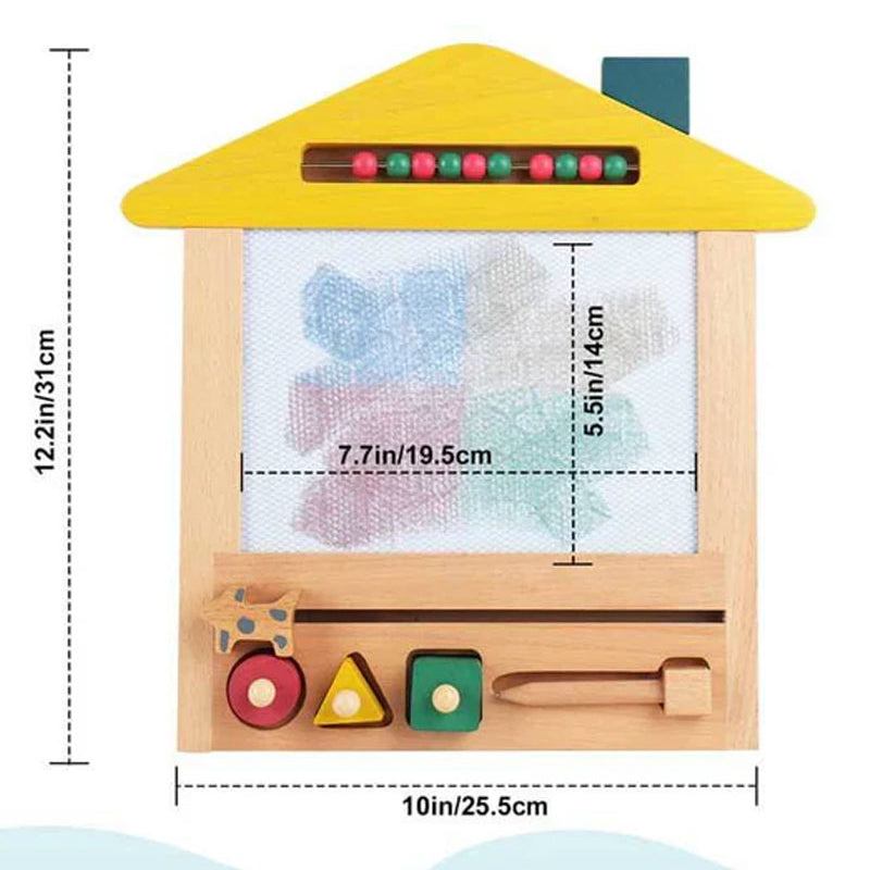 Eco-Wooden Magnetic Drawing Board (view 16)