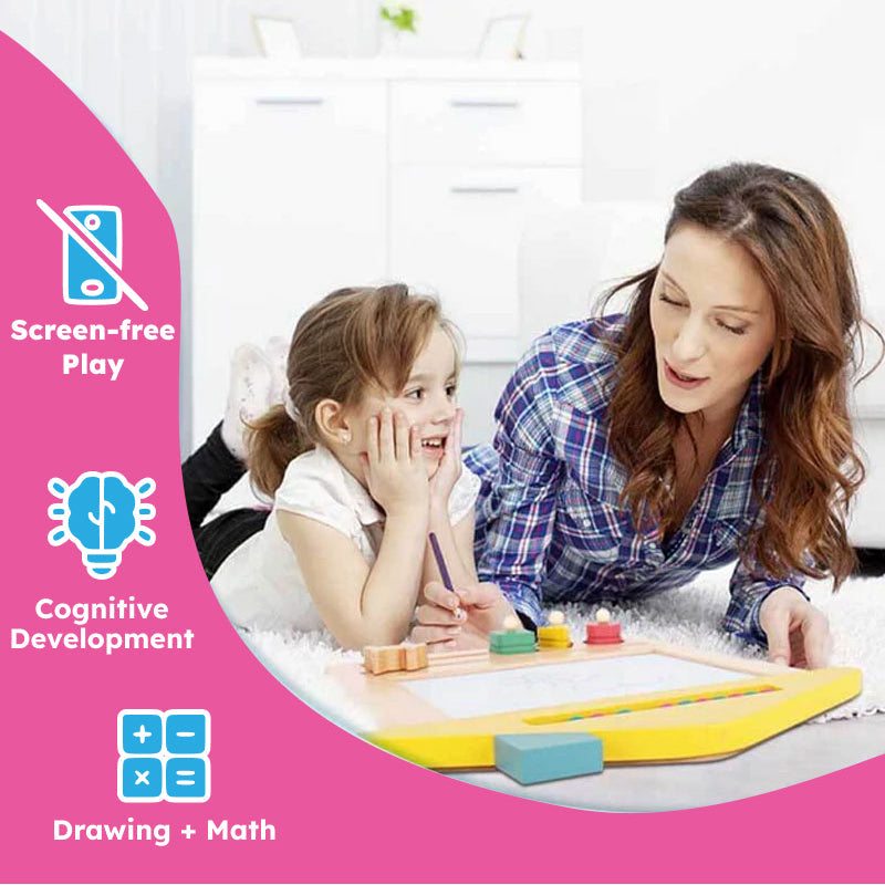 Eco-Wooden Magnetic Drawing Board (view 17)