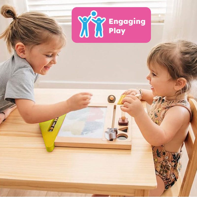 Eco-Wooden Magnetic Drawing Board (view 7)