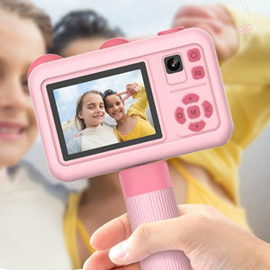 Cutesy Character Camera With Tripod – for kids ages 3+