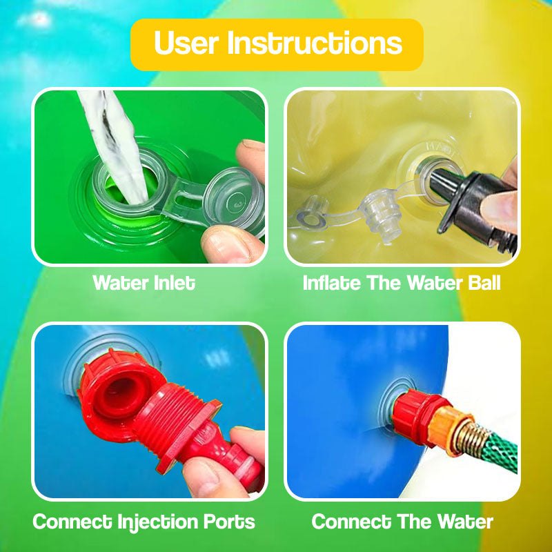 Fun Giant Outdoor Water Sprinkler Ball – to play together as a family