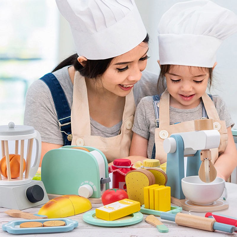 Little Chef Wooden Kitchen Set – for kids ages 1–9