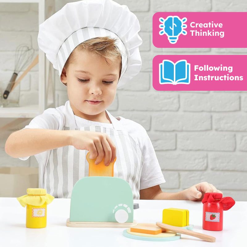 Little Chef Wooden Kitchen Set – screen-free play