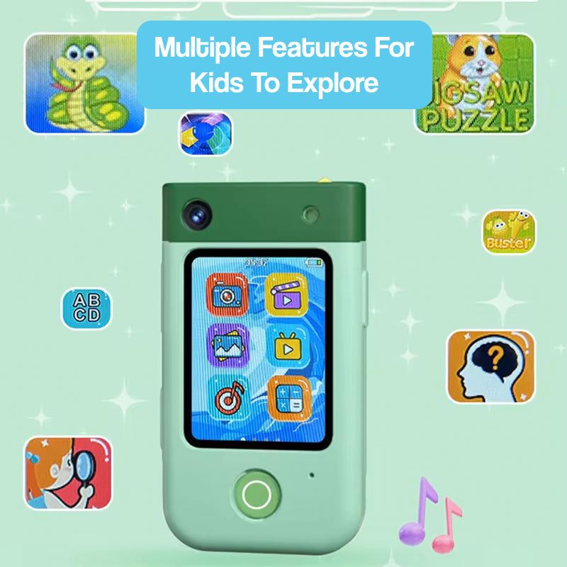 Interactive Kids Smartphone with Camera and Case – electronic learning toy