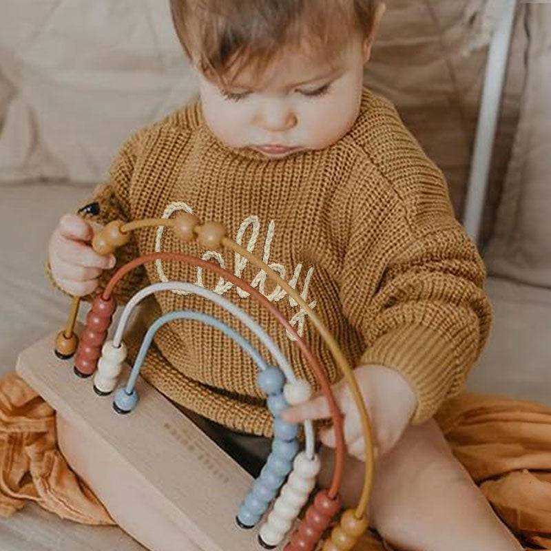 Custom Name Cozy Toddler Sweater – from baby age up