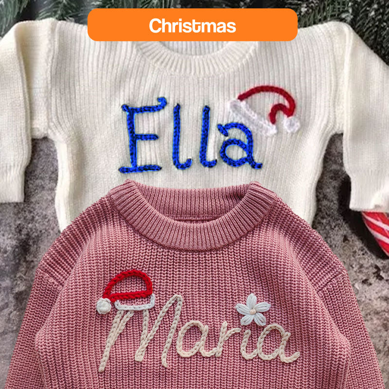 Custom Name Cozy Toddler Sweater