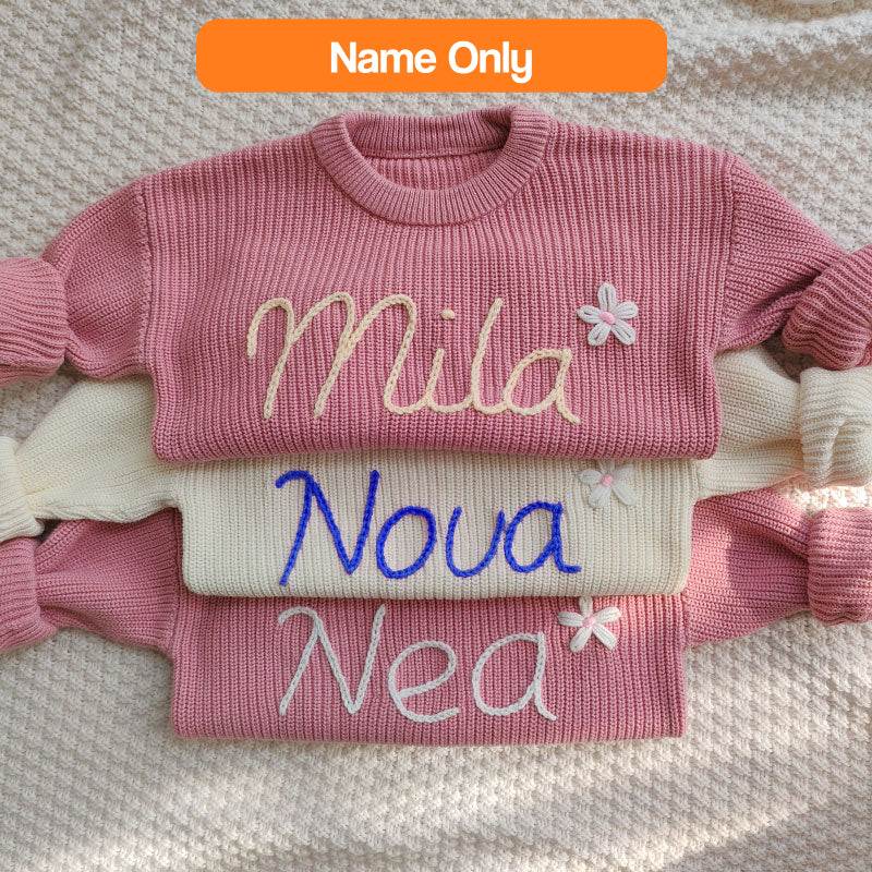 Custom Name Cozy Toddler Sweater (view 7)