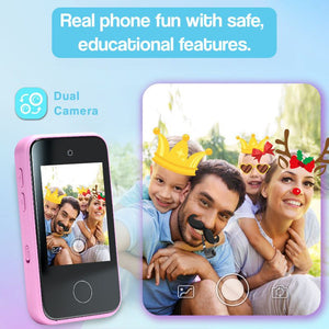 Little Genius Dual Camera kids smartphone with safe educational features and dual cameras for creative play