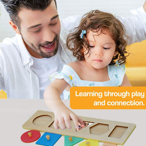 Montessori Inspired Custom Photo Puzzle Game – wooden toy