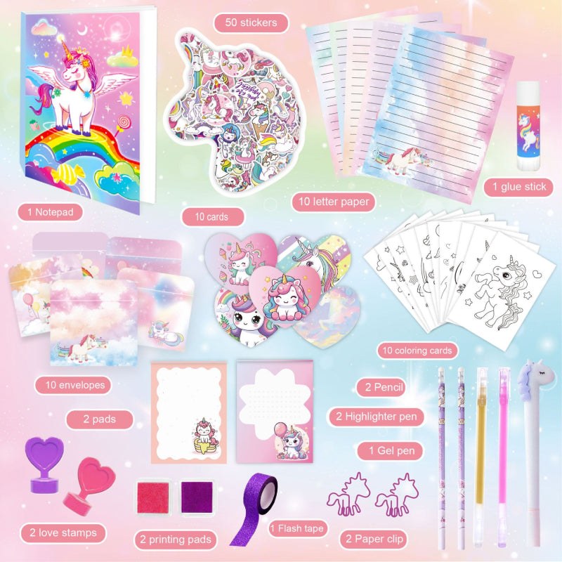Unicorn Stationery Set – DIY craft activity