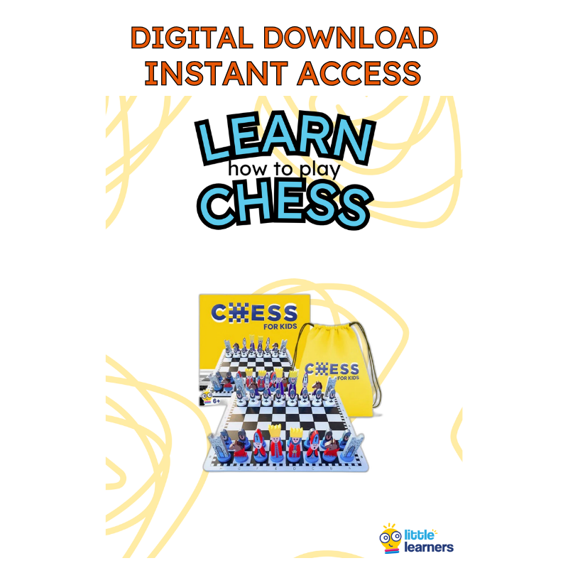 How to Play Chess Printable (Chess for Kids)
