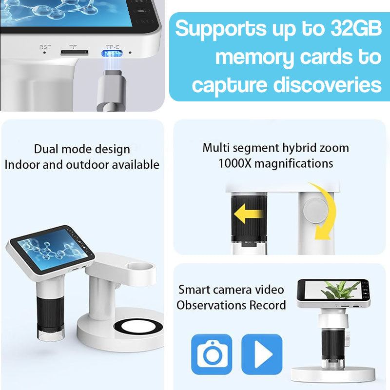 The WonderScope: Portable HD Mini Microscope – STEM learning toy