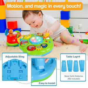 Play & Glow Music Learning Activity Table – electronic learning toy
