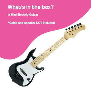 Natural Wood Mini Electric Guitar – gift idea for kids and grandchildren